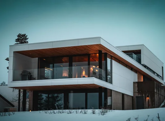 Modern property with integrated energy and power requirements